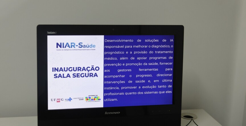 Sala segura da UFMG para uso de dados sensíveis em saúde